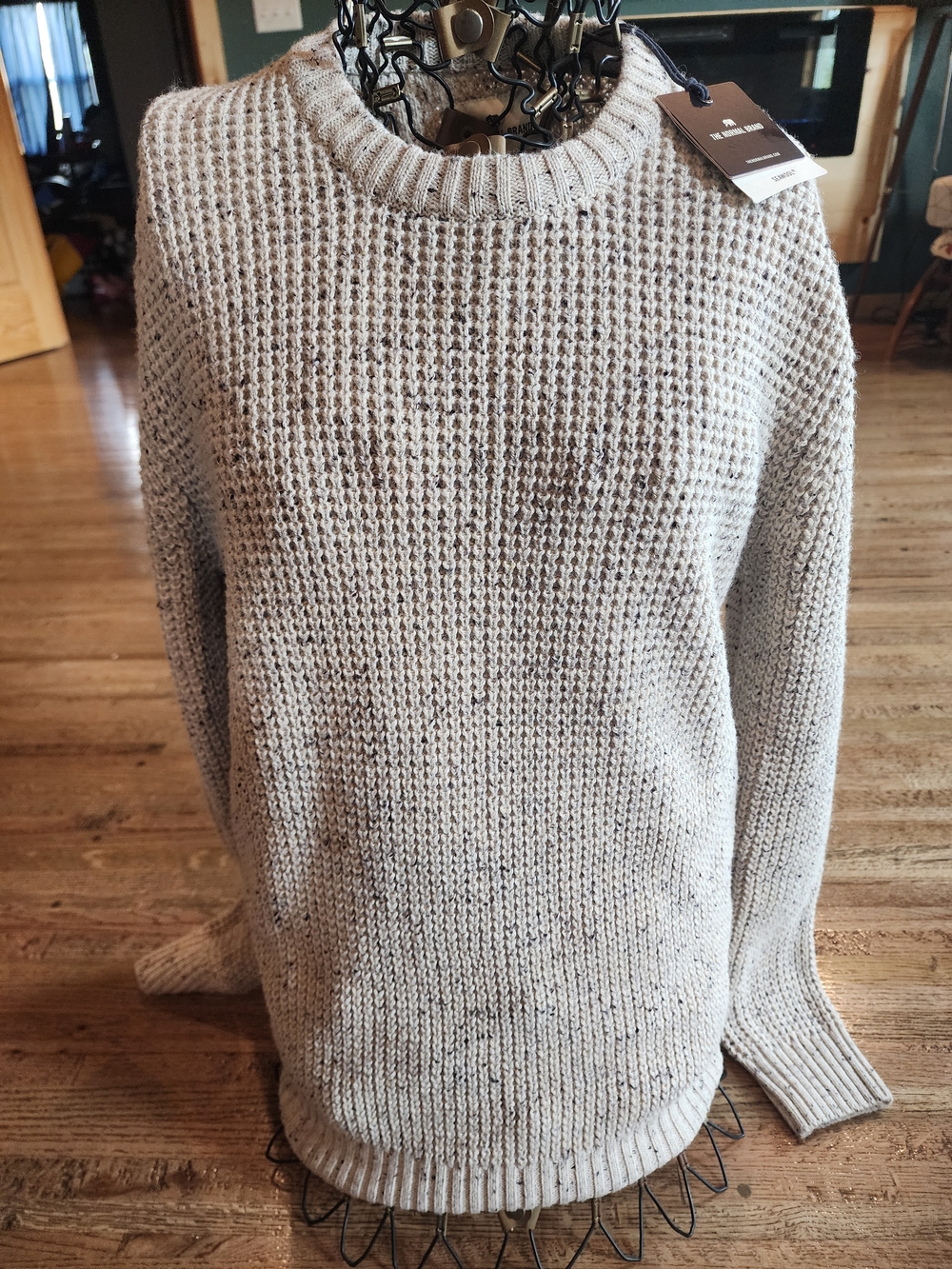 The Normal Brand Seawool Nep Crew in Cream